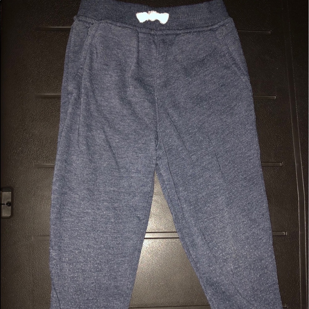 Blue sweatpants